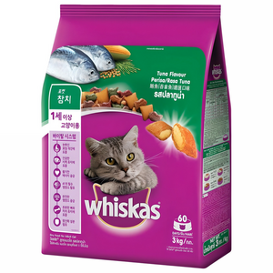 위스카스 고양이 포켓 참치 건식사료