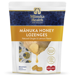 마누카헬스 MGO 400 마누카 허니 레몬 & 생강 맛 로젠지