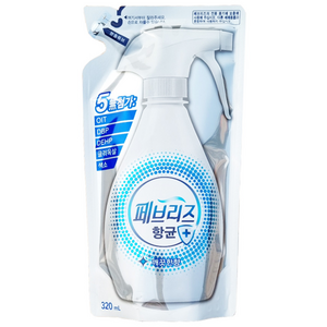 페브리즈 섬유 탈취제 깨끗한 향 리필, 320ml, 5개