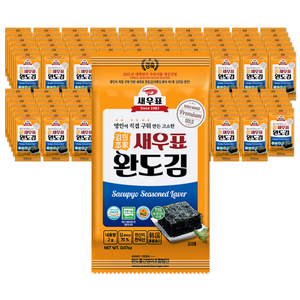 새우표 완도 도시락김, 2g, 120개
