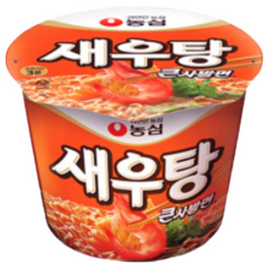새우탕 큰사발면 115g, 6개
