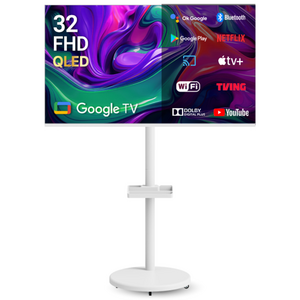 무빙큐빅스 FHD QLED TV, 81cm/32인치, 스마트 TV, 스탠드형, 고객직접설치