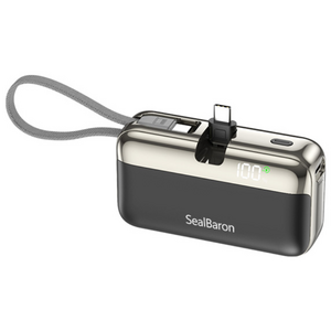 SealBaron 대용량 20000mAh 도킹형 PD 22.5W 일체형 휴대용 미니 보조배터리