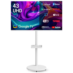 무빙큐빅스 4K UHD TV, 109cm(43인치), 스마트 TV, 스탠드형, 고객직접설치