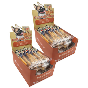 네츄럴이엑스 강아지 츄 꽈배기S, 황태, 7g, 50개