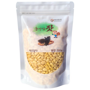 솔방울잣 백잣, 300g, 1개