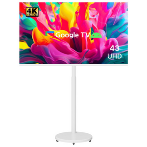 무빙큐빅스 4K UHD LED TV, 109cm/43인치, 스마트 TV, 스탠드형, 고객직접설치