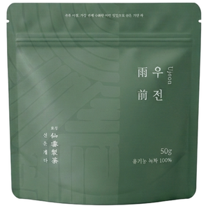 2026년 햇차_보성선운제다 유기농 우전 실속형 50g, 100g, 1개