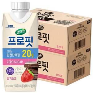프로핏 드링크 딸기초코, 250ml, 36개