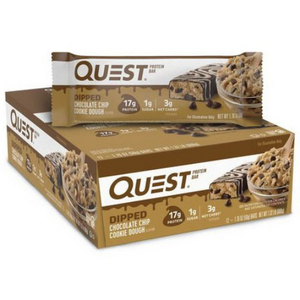 퀘스트뉴트리션 프로틴 바 딥 초콜릿 칩 쿠키 도우