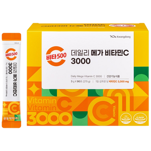 광동 비타500 데일리 메가 비타민C 3000 고함량 비타민c, 270g, 1개