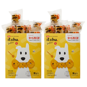 잇츄 THE 옐로우 반려견 덴탈껌 S 10p, 혼합맛(밀웜/마누카..., 120g, 2개