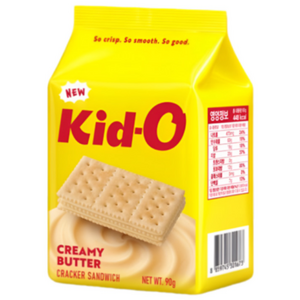 키드오 크리미 버터 크래커 샌드위치, 90g, 4개