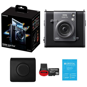 인스탁스 와이드 에보 가죽케이스 패키지+사은품/하이브리드 즉석카메라