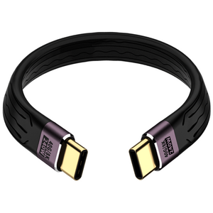 USB 4.0 C타입 외장하드 케이블 13CM 미니 SSD 인클로저 케이블 240W 고속충전 8K 미러링