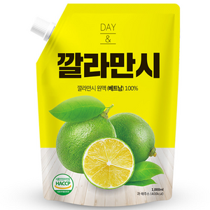 데이앤 깔라만시 원액, 1L, 1개