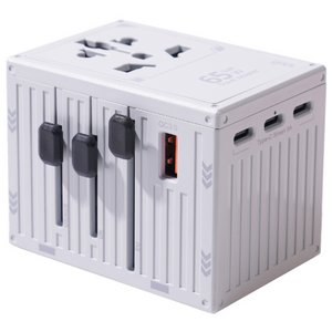 지클릭커 트래블 컨테이너 여행용 멀티 어댑터 PD65W 그레이, 그레이 PD65W, 1개
