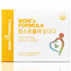 맘스포뮬러 칼마디 임산부 수유부 칼슘 마그네슘 비타민D K2 칼슘제, 90정, 1개