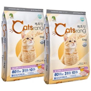 캐츠랑 리브레5kg X 2개 전연령 고양이사료 고양이밥, 닭+참치, 5kg