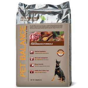 펫발란스 전연령 강아지 건식사료, 양+쌀, 10kg, 1개