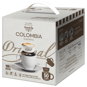 핸드립 오리지널 콜롬비아 수프리모 드립백커피