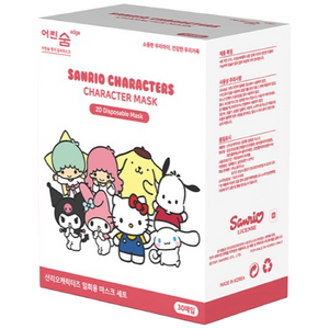 어린숨 엣지 산리오캐릭터즈 어린숨 엣지 마스크 어린이용, 30개입, 시나모롤, 1개