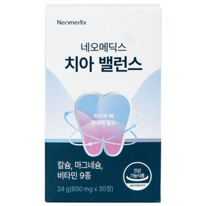 [공식판매처] 칼프디마 네오메딕스 치아밸런스 치아 뼈 건강 칼슘 영양제, 30정, 1개