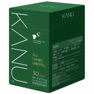 카누 디카페인 아메리카노 원두커피믹스, 1.6g, 30개입, 1개