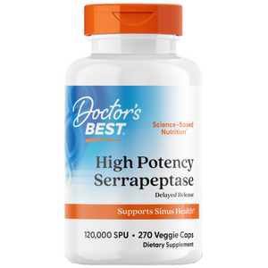 닥터스베스트 하이 포텐시 세라펩타제 120000SPU 베지 캡, 270정, 1개
