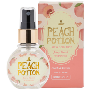 바디홀릭 피치포션 바디미스트 피치 앤 프리지아향, 50ml, 1개