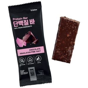 비건 로틀 단백질바 초콜릿 히말라야 핑크 솔트 (낱개), 50g, 8개