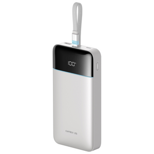 쿡테크 25 SE 파워뱅크 100W 25000mAh 대용량 일체형 노트북 보조배터리 양방향 고속 충전 지원/ LED 전력 표시 /갤럭시 S25/S26 울트라 등 호환