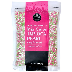 믹스 컬러 사고 타피오카 펄 미니 망고사고, 500g, 1개