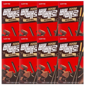 롯데제과 초코 빼빼로 빅팩, 54g, 8개