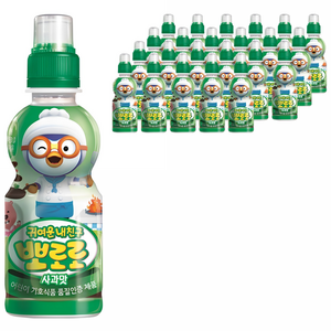 팔도 뽀로로 사과맛 어린이음료 235ml, 235ml, 24개