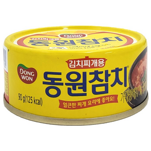 동원 김치찌개용 참치 통조림, 90g, 4개
