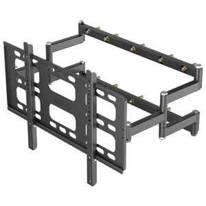 UNHO 대형 벽걸이 TV 거치대 40-85인치 하중 100KG 앞뒤 좌우 각도조절 브라켓 철제