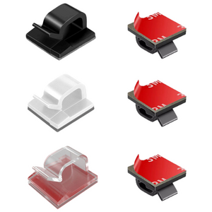 케이블 클립 홀더, 블랙, 20개