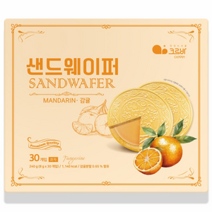 감귤 샌드웨이퍼 30개입(1박스), 240g, 1개