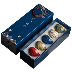 클레버 오색 찻잔 5개입