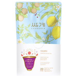 쌍계명차 프루트 허그 파우치 자몽 블랙티