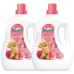 스너글 초고농축 섬유유연제 오리지널 블루밍 부케 본품, 4L, 2개
