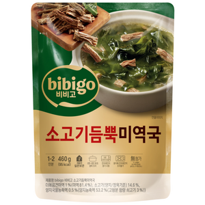 비비고 소고기듬뿍 미역국, 460g, 5개