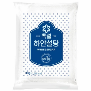 백설 하얀설탕, 3kg, 4개