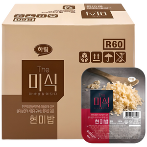 더미식 현미밥, 180g, 24개