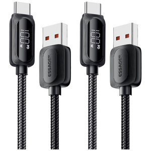 Essager 디스플레이 PD 100W 7A C타입 고속충전 케이블