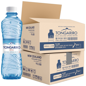 뉴질랜드 통가리로워터 프리미엄 미네랄워터, 500ml, 48개