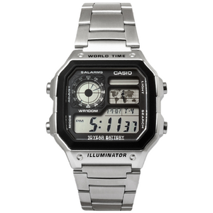 카시오 월드타임 다이버 전자 시계