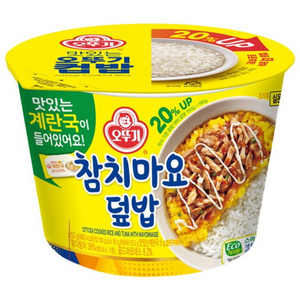 오뚜기 컵밥 참치마요덮밥+계란국, 252g, 6개