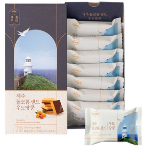 SAMAH 제주 돌코롬 샌드 우도땅콩 7p, 140g, 1개
